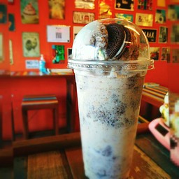 นมสดโอริโอ้ปั่น