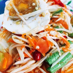 ตำไทย-ไข่เค็ม