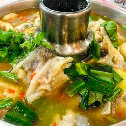 ต้มยำหัวปลาเก๋าน้ำใส