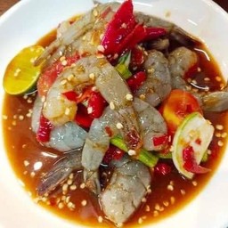 ส้มตำเกาเหลากุ้งสด