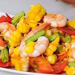 ตำข้าวโพดกุ้งสุก