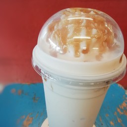 นมสดคาราเมล ปั่น