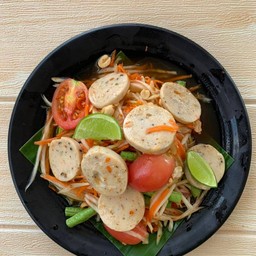 Papaya Salad With Vietnamese Sausage
