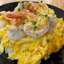 ข้าวไข่ข้นกุ้ง