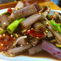 ตำสายบัวปลาร้า