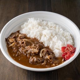 (9935)ข้าวราดสตูเนื้อหรือข้าวราดซอสฮายาชิ Hashed Beef Rice
