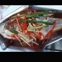 ปลากระพงนึ่งซีอิ๊ว