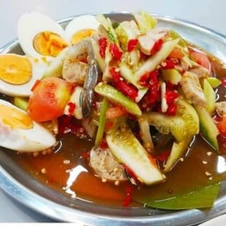 ตำแตงกุ้งสด