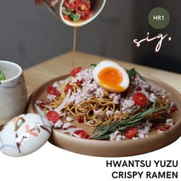 HR1 Hwantsu Yuzu Crispy Ramen ยำยูซุ ราเมน เส้นกรอบ