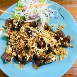 หมูทอดกระเทียมพริกไทย