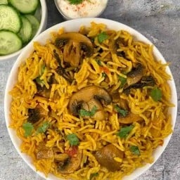 MUSHROOM BIRYANI
