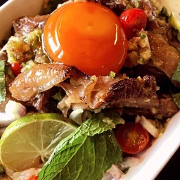 ยำเนื้อย่างวาซาบิ