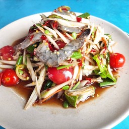 ตำกุ้งสด