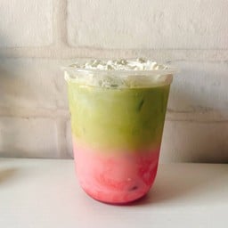 ชาเขียวสตรอว์เบอร์รี่ รวยๆๆๆ