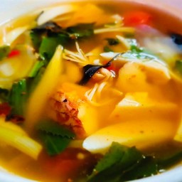 ต้มยำปลาทับทิมน้ำใส