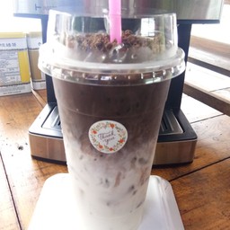 โกโก้นมสด ใส่แก้ว