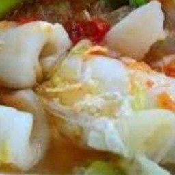 สุกี้ หมึก น้ำ : Squid (soup)