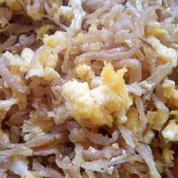 ผัดไชโบหวานกับไข่