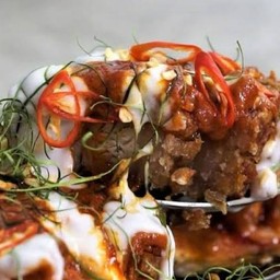 ฉู่ฉี่ หมู 3ชั้นทอด ,3ชั้นล้วน ฟรีข้าว