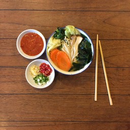 ชาบูมังสาวิรัสพร้อมทาน(ซุปมิโช๊ะ)