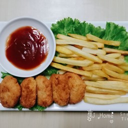 MJ Home (เฟรนช์ฟรายส์  ไก่ทอด เกี๊ยวซ่า)