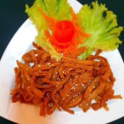 หนังไก่กรอบเจ