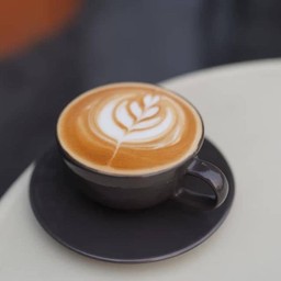 Latte coffee