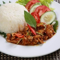 ข้าวผัดเครื่องแกง