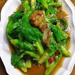 ผัดปมคะน้า(แขนง)