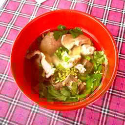 ต้มเลือดหมู จิงจูฉ่าย เมืองสาตร อาหารตามสั่ง