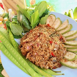 อ้อมปลาเผา ส้มตำยายจ่อย