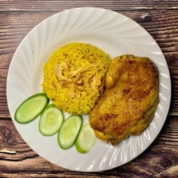 ข้าวหมกไก่ย่าง