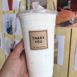 น้ำมะพร้าวปั่นนมสด