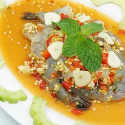 กุ้งแช่น้ำปลา