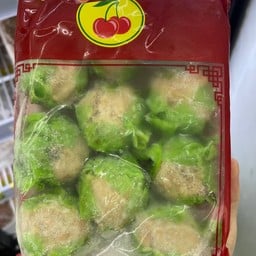 ขนมจีบหมู สีเขียว