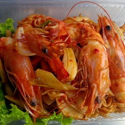 (มาแรง) มาม่าผัดต้มยำทะเลแห้ง สูตรเข้มข้น