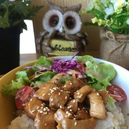 ข้าวหมูนุ่ม-ไก่นุ่ม เกาหลีน้ำมันงา