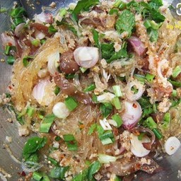 ลาบวุ้นเส้นหมู