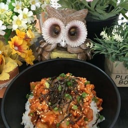 ข้าวหมูนุ่ม-ไก่นุ่ม ผัดกิมจิ