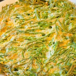 ไข่เจียวชะอม ฟรีน้ำพริกกะปิ