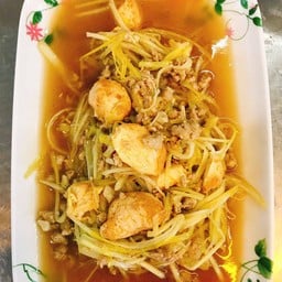 กุ่ยช่ายขาวเต้าหู้หมูสับ