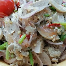 Spicy Glass Noodle Salad With Vietnamese Sausage