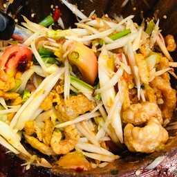 ตำลาวแคปหมู