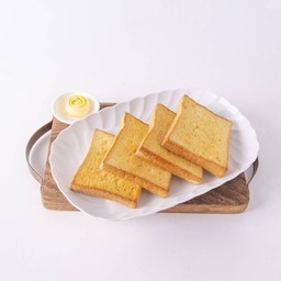 White Bread Baguette 4 pcs.& Butter