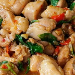 ผัดกระเพราไก่