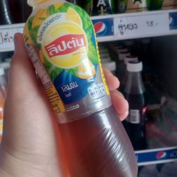 ลิปตันไอซ์ที เลม่อน 445 มล. (ขวดกลาง)