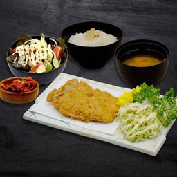 เซ็ตไก่ชุบเกล็ดขนมปังทอด