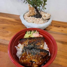 ข้าวหน้าปลาซาบะราดซอสเทอริยากิ