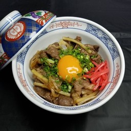 ข้าวหน้าเนื้อวากิว (Negi Tama Gyu Don)