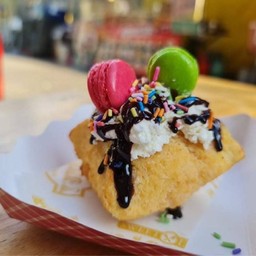 ไอติมทอดวิปครีมมาการอง